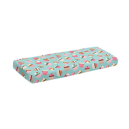 Pastel Cupcake Pattern Print Piano Keyboard Cover