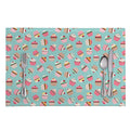 Pastel Cupcake Pattern Print Placemat