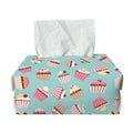 Pastel Cupcake Pattern Print Rectangle Tissue Box Cover