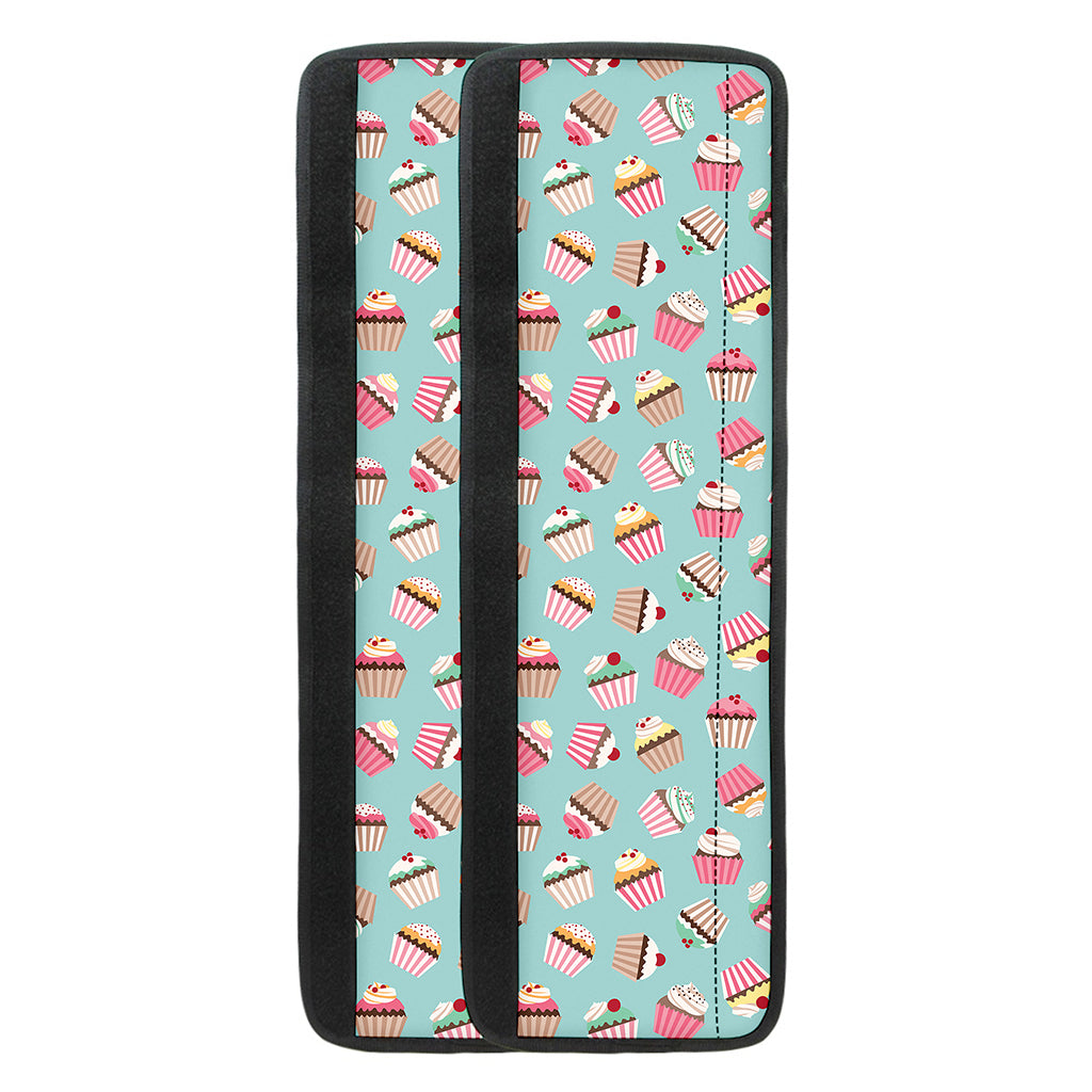 Pastel Cupcake Pattern Print Refrigerator Handle Covers