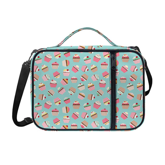 Pastel Cupcake Pattern Print Shoulder Strap Bible Bag