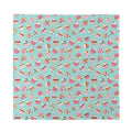 Pastel Cupcake Pattern Print Silk Bandana