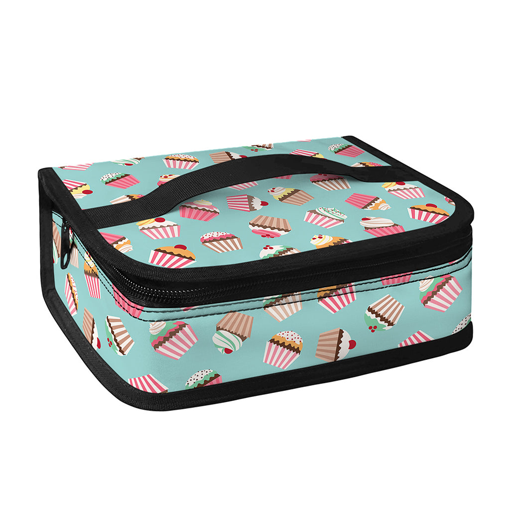 Pastel Cupcake Pattern Print Small Lunch Bag