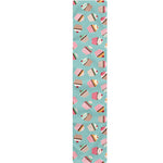 Pastel Cupcake Pattern Print Table Runner