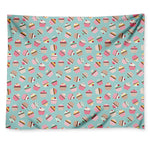 Pastel Cupcake Pattern Print Tapestry