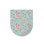 Pastel Cupcake Pattern Print Toilet Lid Cover