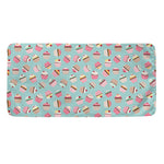 Pastel Cupcake Pattern Print Towel