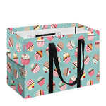 Pastel Cupcake Pattern Print Utility Tote Bag
