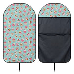 Pastel Cupcake Pattern Print Waterproof Car Seat Cover