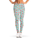 Pastel Cupcake Pattern Print Women's Leggings