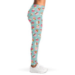 Pastel Cupcake Pattern Print Women's Leggings