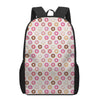 Pastel Donut Pattern Print 17 Inch Backpack