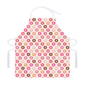 Pastel Donut Pattern Print Adjustable Apron