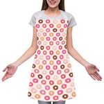 Pastel Donut Pattern Print Adjustable Apron