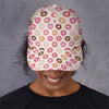 Pastel Donut Pattern Print Baseball Cap