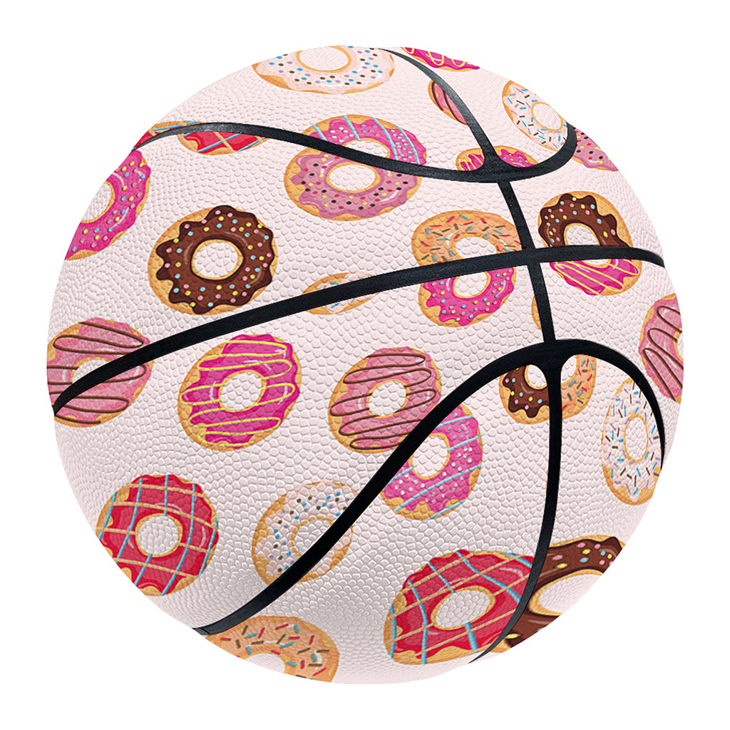 Pastel Donut Pattern Print Basketball