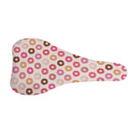 Pastel Donut Pattern Print Bicycle Seat Cover