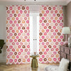 Pastel Donut Pattern Print Blackout Pencil Pleat Curtains