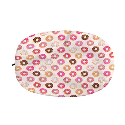 Pastel Donut Pattern Print Car Side Mirror Covers