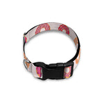 Pastel Donut Pattern Print Dog Collar