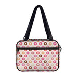Pastel Donut Pattern Print Double Strap Bible Bag