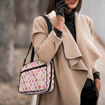 Pastel Donut Pattern Print Double Strap Bible Bag