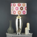 Pastel Donut Pattern Print Drum Lamp Shade