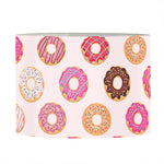 Pastel Donut Pattern Print Drum Lamp Shade