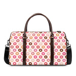 Pastel Donut Pattern Print Duffle Bag