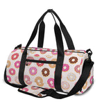 Pastel Donut Pattern Print Gym Bag