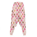 Pastel Donut Pattern Print Hammer Pants