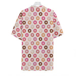 Pastel Donut Pattern Print Hawaiian Shirt