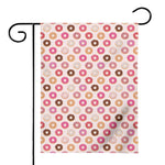 Pastel Donut Pattern Print House Flag