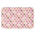 Pastel Donut Pattern Print Indoor Door Mat