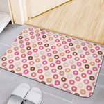 Pastel Donut Pattern Print Indoor Door Mat