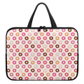 Pastel Donut Pattern Print Laptop Sleeve With Handle