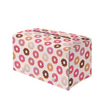 Pastel Donut Pattern Print Leather Tissue Box Cover
