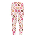 Pastel Donut Pattern Print Men's Leggings