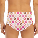 Pastel Donut Pattern Print Men's Triangle Swim Briefs
