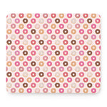 Pastel Donut Pattern Print Mouse Pad