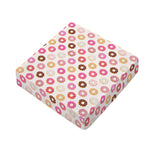 Pastel Donut Pattern Print Outdoor Seat Cushion Cover