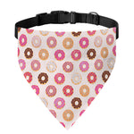 Pastel Donut Pattern Print Over The Collar Dog Bandana