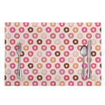 Pastel Donut Pattern Print Placemat