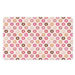 Pastel Donut Pattern Print Polyester Doormat