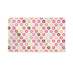 Pastel Donut Pattern Print Polyester Flag