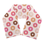 Pastel Donut Pattern Print Scarf