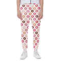 Pastel Donut Pattern Print Joggers