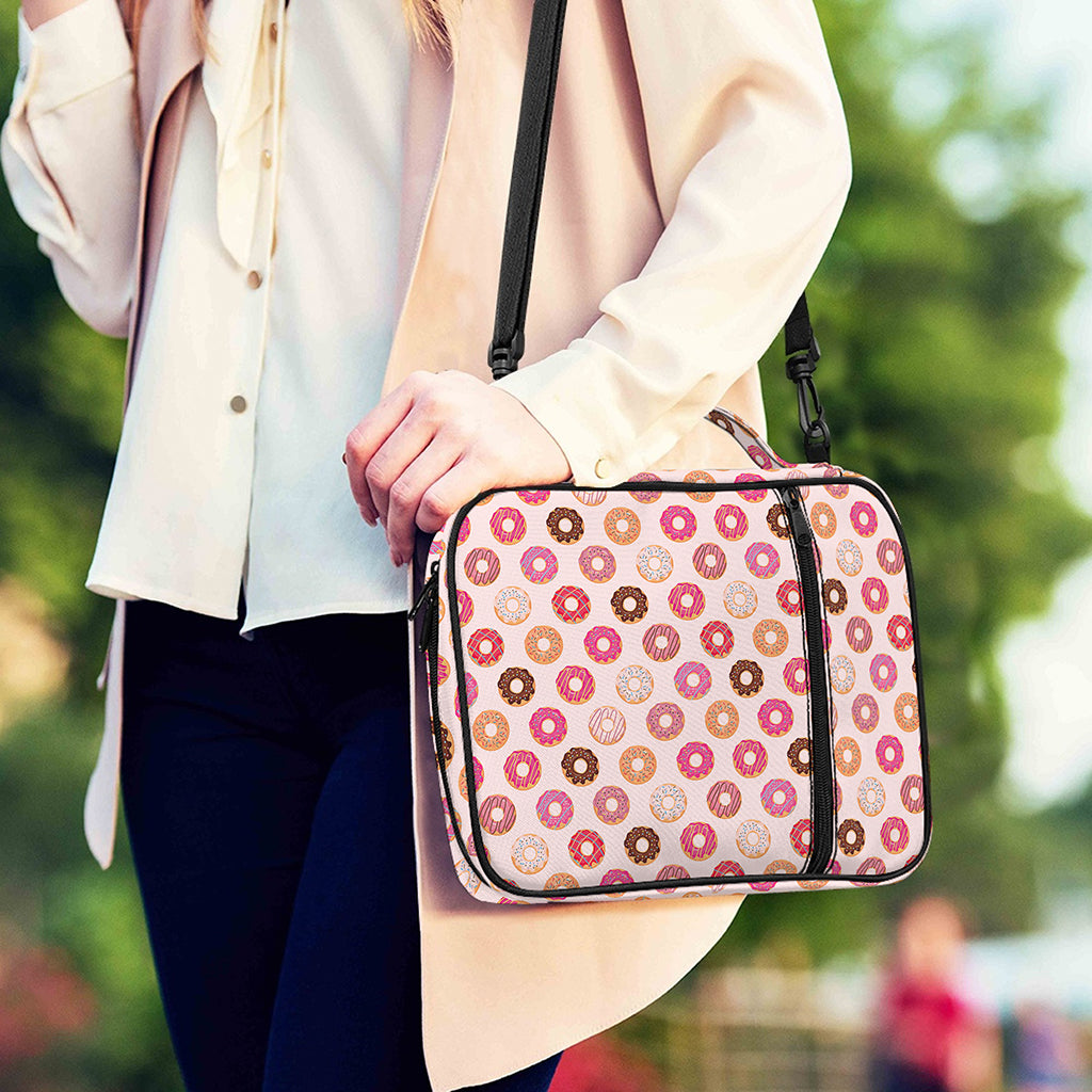 Pastel Donut Pattern Print Shoulder Strap Bible Bag