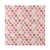 Pastel Donut Pattern Print Silk Bandana