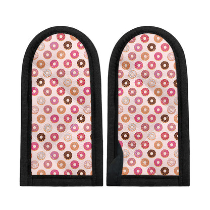 Pastel Donut Pattern Print Skillet Handle Cover